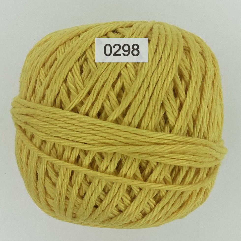 Laura Knitting Cotton -0298 Yellow