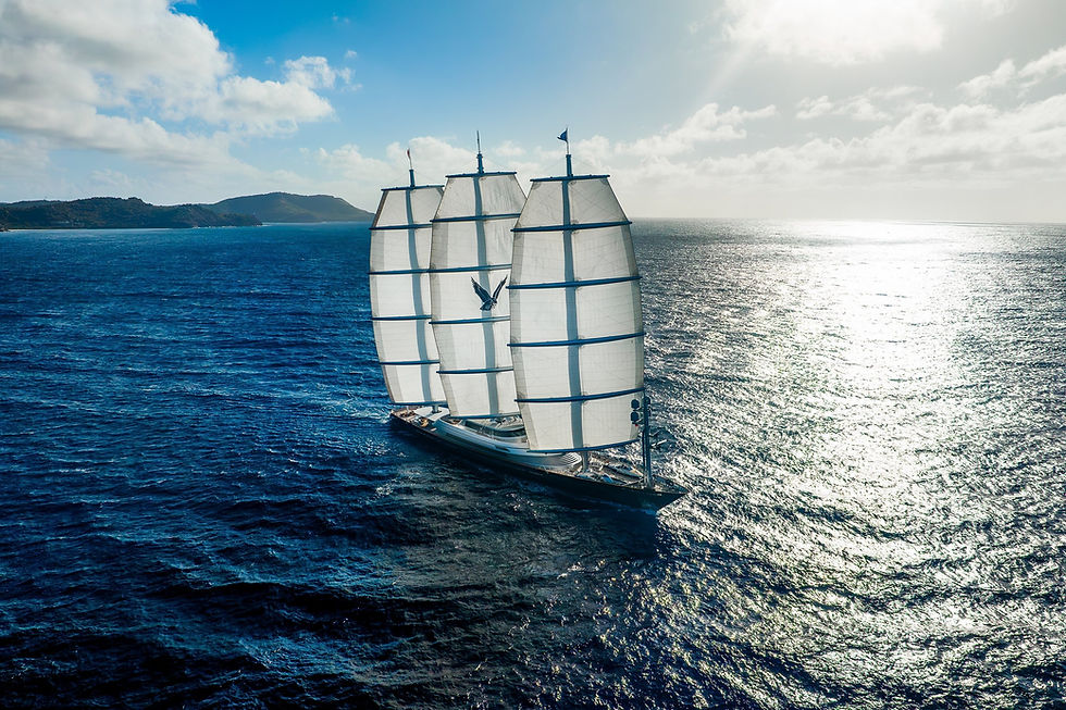 Maltese Falcon iconic sailing superyacht for charter in the Mediterranean, ultra-luxury voyages with Navélia Yacht Charter