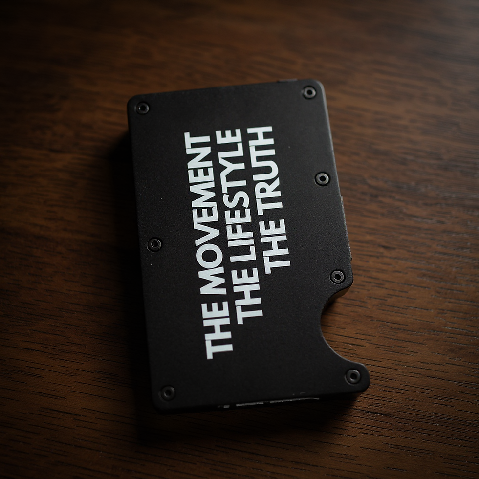 Thumbnail: Minimalist Metal Wallet Black