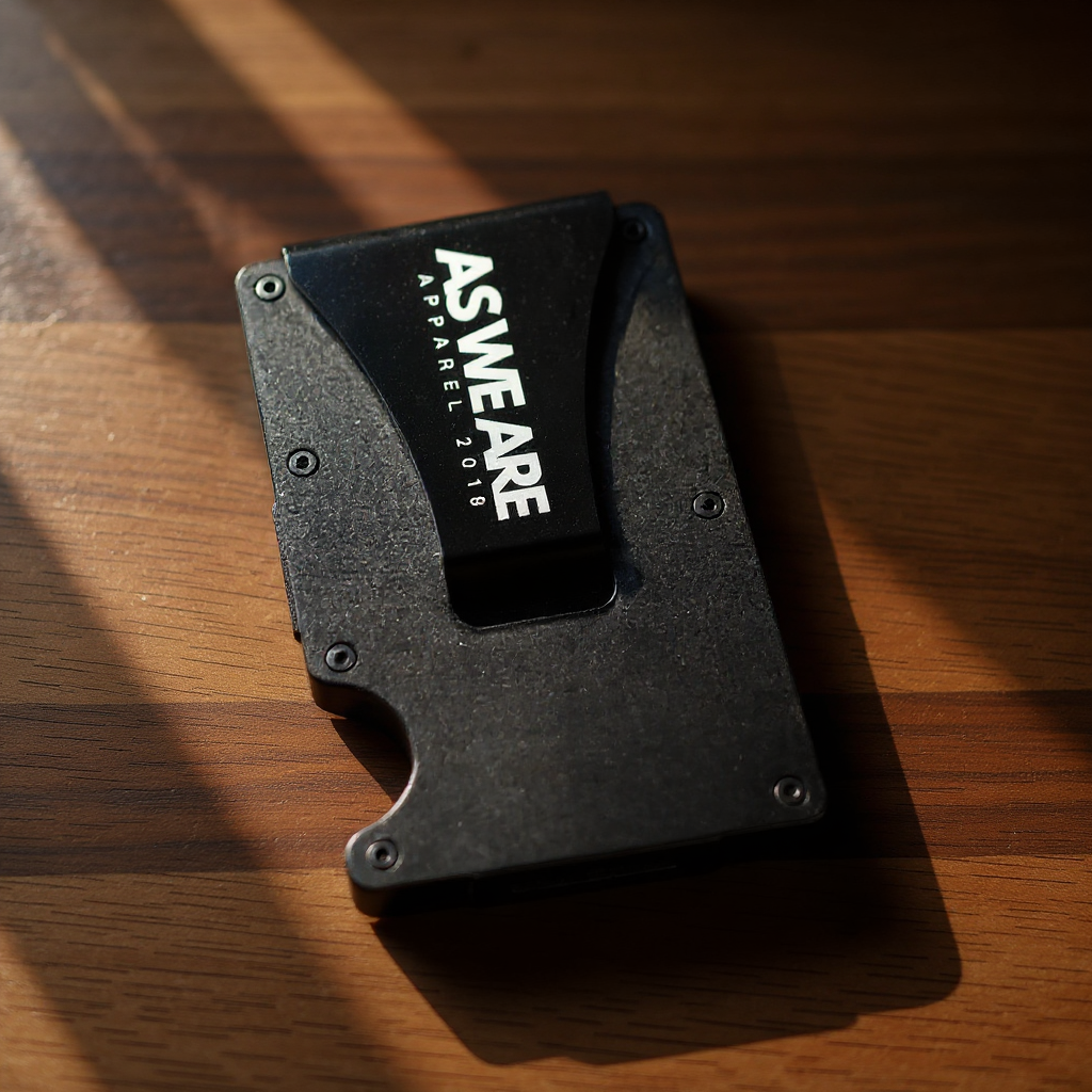 Minimalist Metal Wallet Black