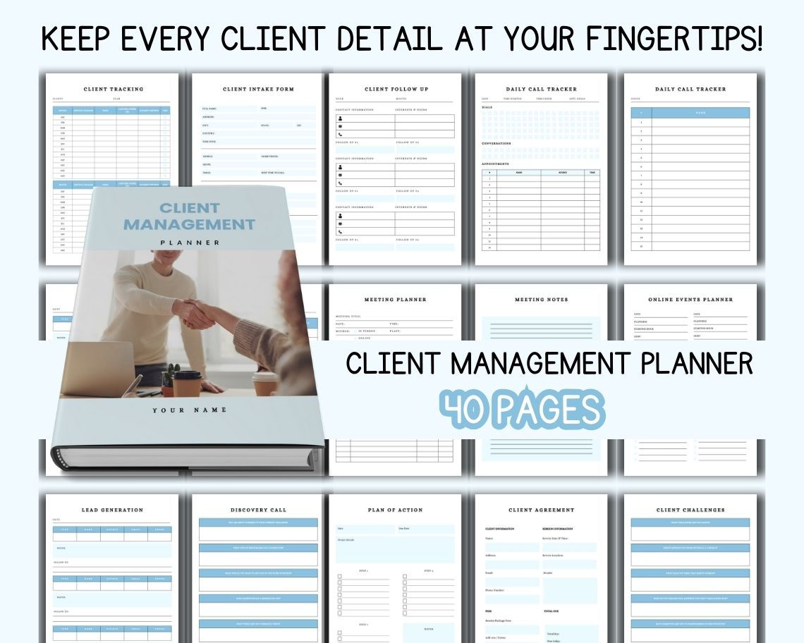 Client Management Planner