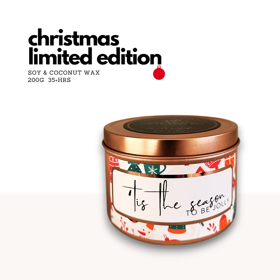 Gold Christmas Candle Collection