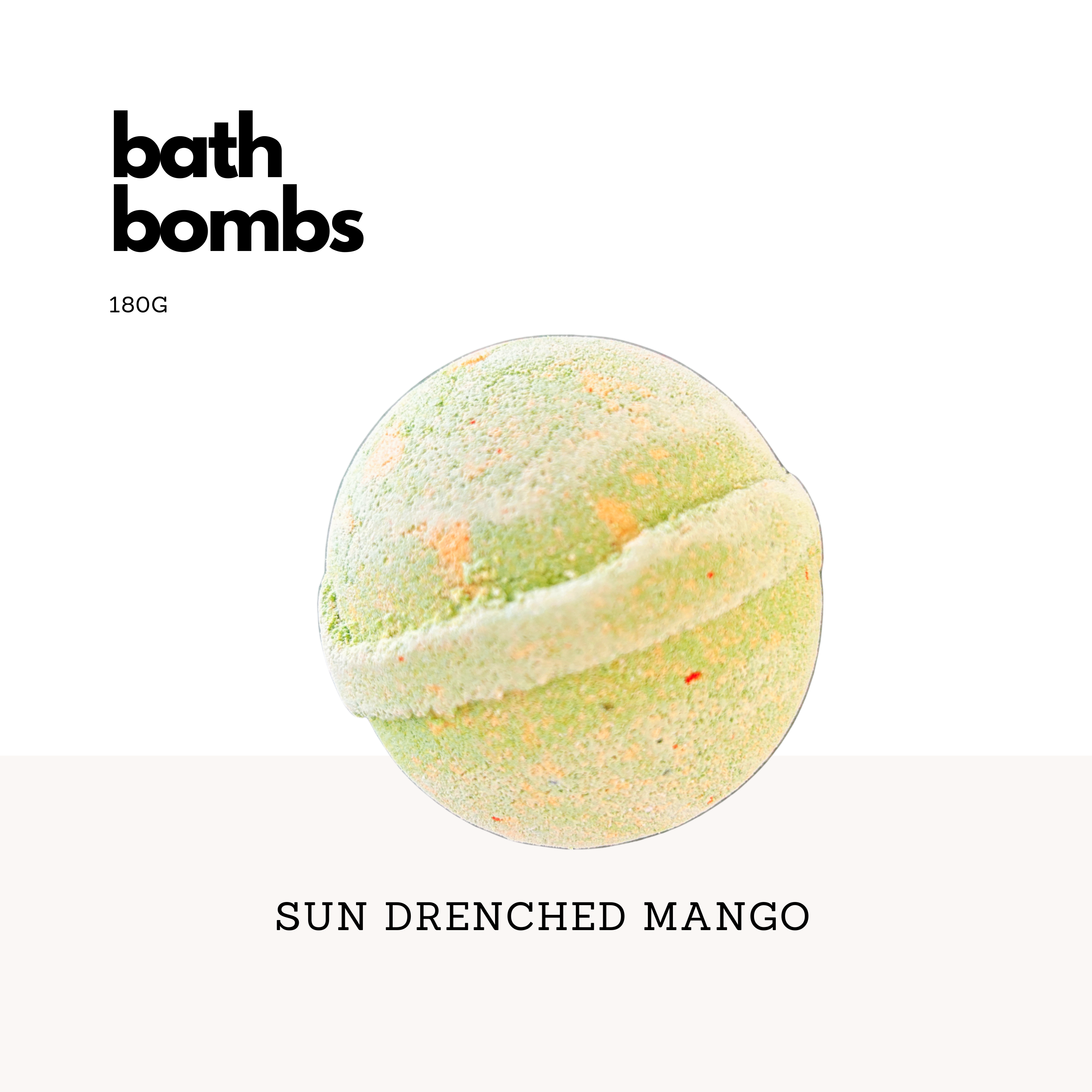 Bath Bombs - Sun Drenched Mango 180g