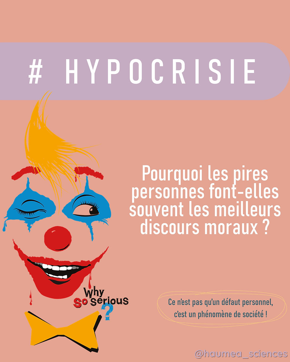 Pourquoi les personnes les plus éloignées des normes morales donnent parfois les discours les plus vertueux ? Ce carrousel explore un modèle économique de l’hypocrisie, entre image sociale, stratégie et faux-semblants.
