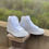 Thumbnail: Custom Bling Converse Wedding Shoes,  Bridal Shoes, Birthday Shoes, Pearl Chucks