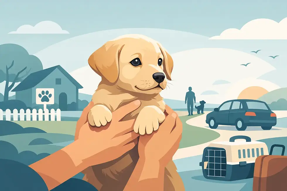 When Should Labrador Puppies Leave Breeder?