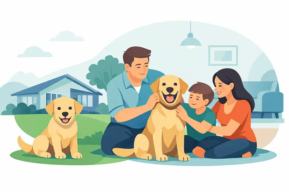 Family Raised Labrador Advantages for Your Home