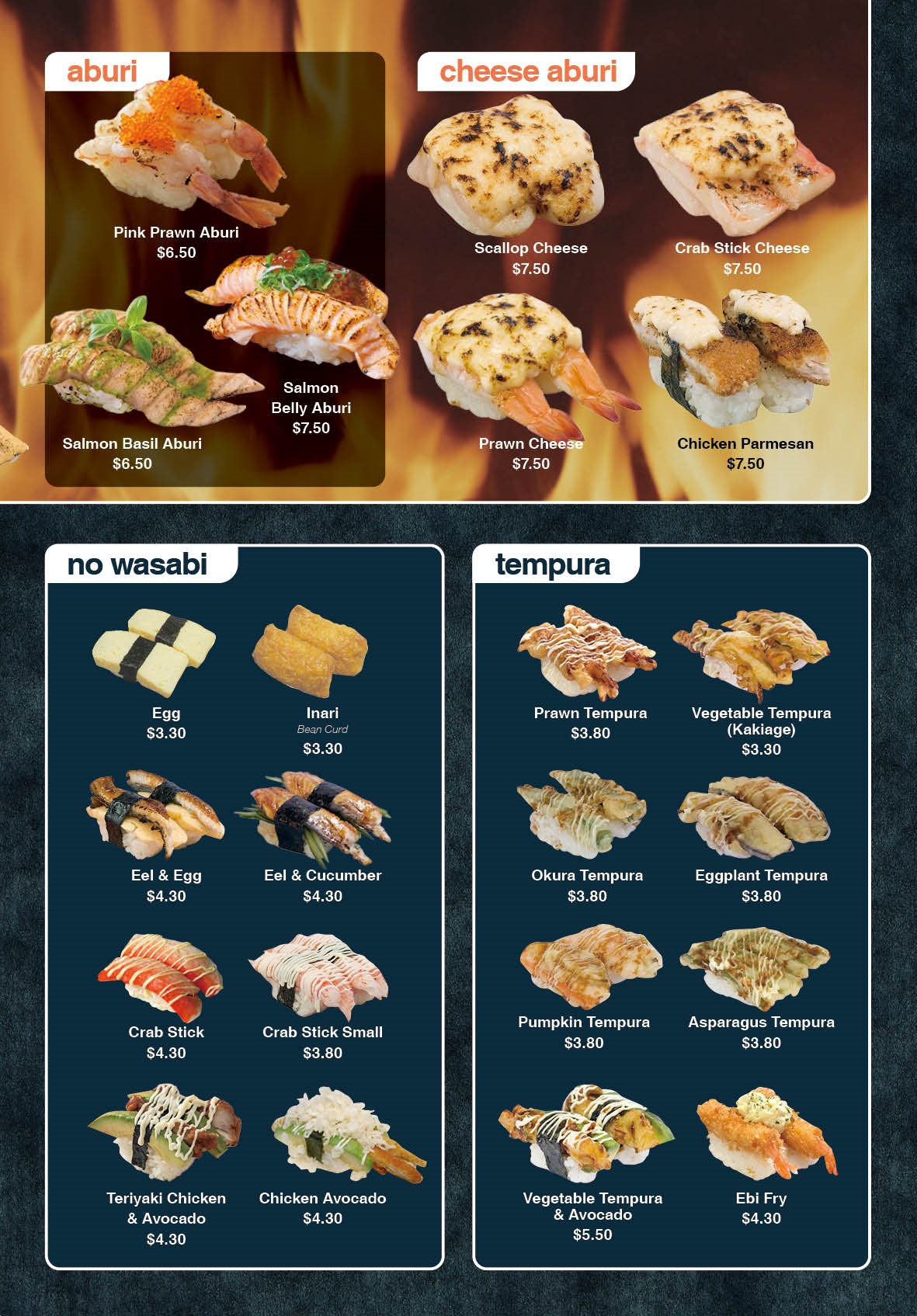 Sushi Kaido Chatswood Menu