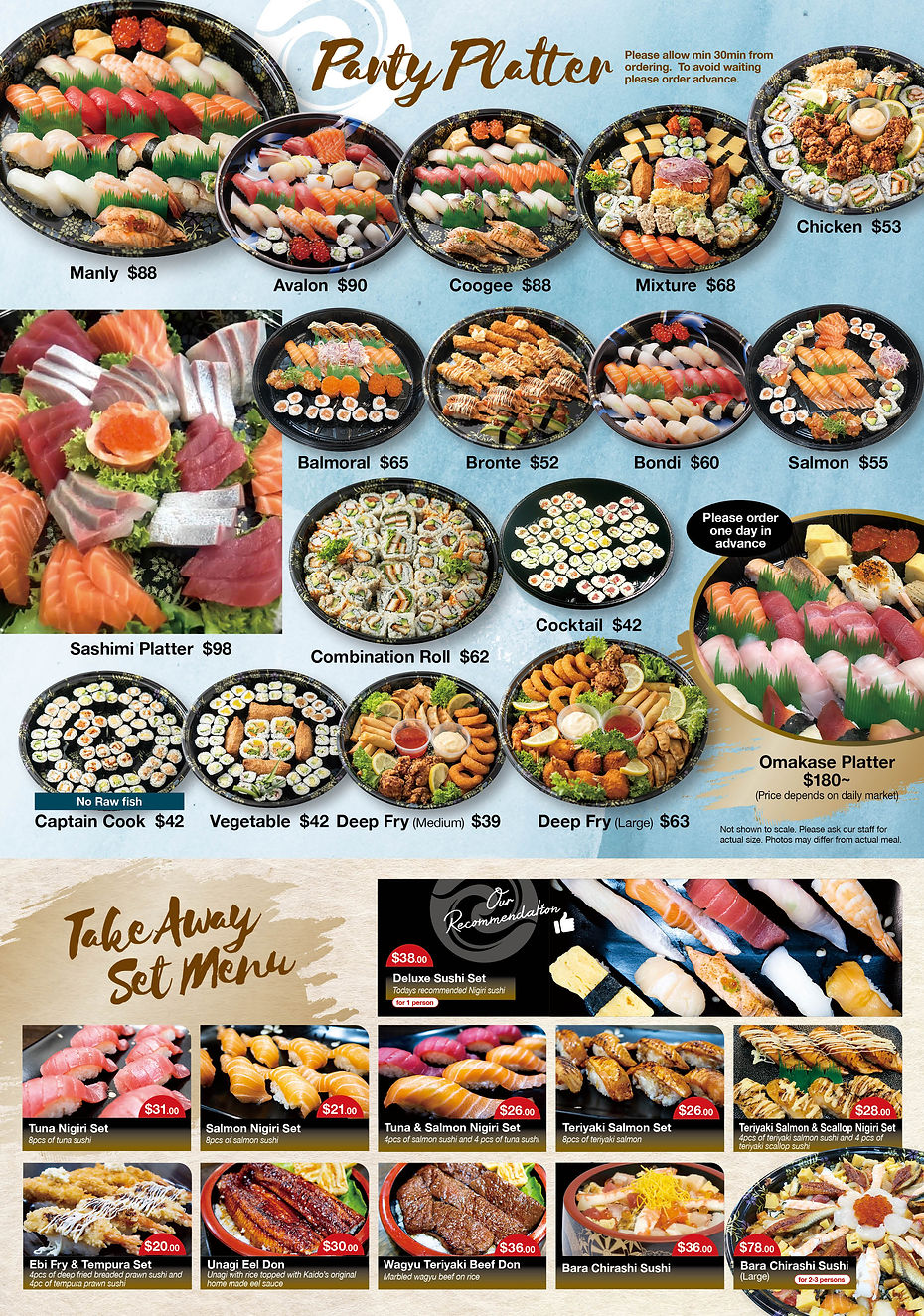 Sushi Kaido Chatswood Take away