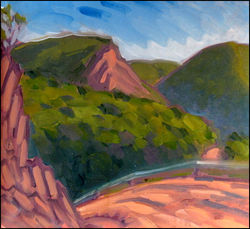 the top of the slide, june
