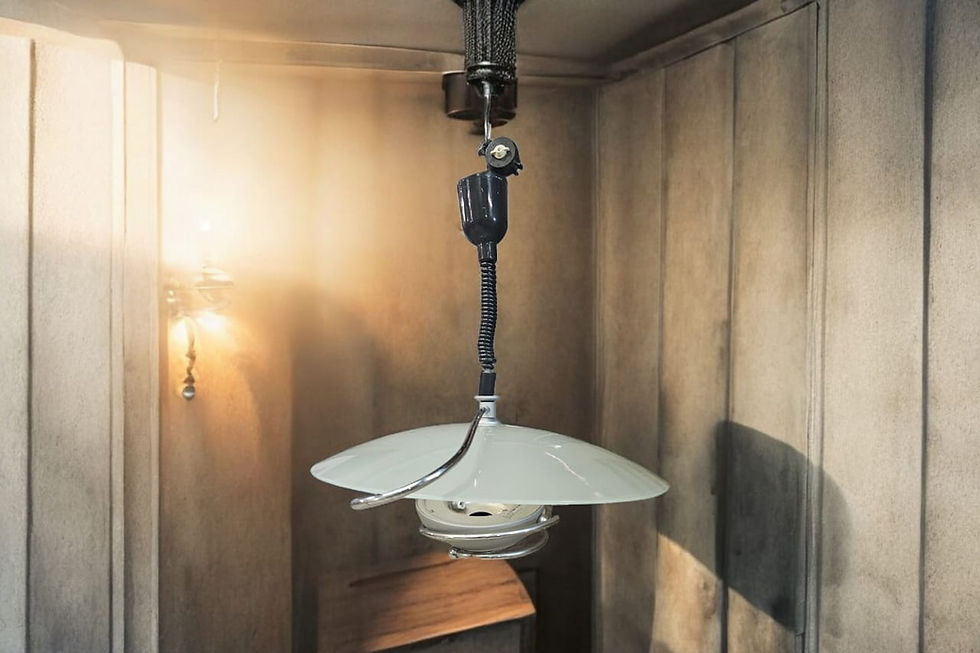 Thumbnail: Retro Mid-Century Relux Milano Style Ceiling Light 53x55x55cm
