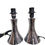 Thumbnail: Silver-colored table lamps