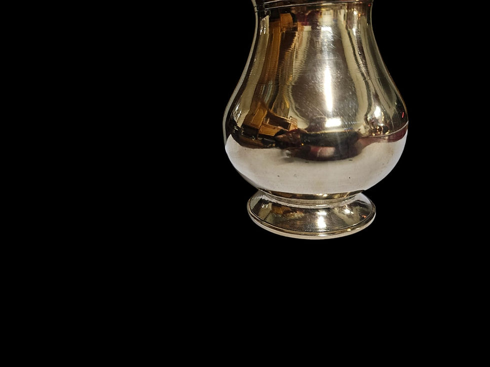 Thumbnail: Elevate your home with a Heavy Putrika Traditional Brass Lota 8x10x10cm