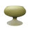 Thumbnail: Vintage Green Glass Bowl with Stem