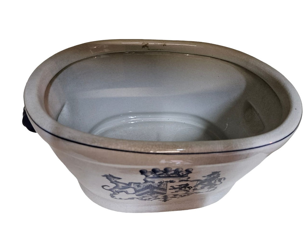 Thumbnail: Victorian Style ceramic ice bucket or planter