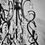 Thumbnail: Black metal and crystal chandelier