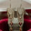 Thumbnail: Silver Heart Puff Hearts Drop Earrings