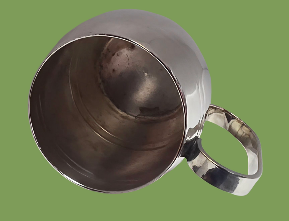 Thumbnail: Vintage Valero "Talisman" Silver-Plated Barrel Tankard