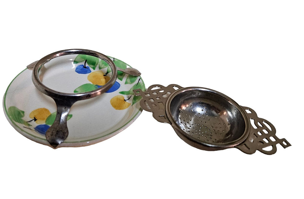 Thumbnail: Antique Aursim Ware Tea strainer