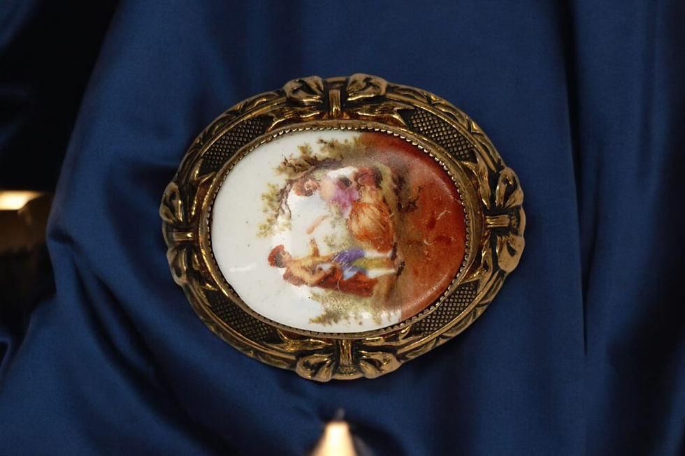 Thumbnail: Antique Ligmouse Design Brooch design patent no 121349