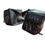 Thumbnail: Vintage motorcycle leather saddlebags