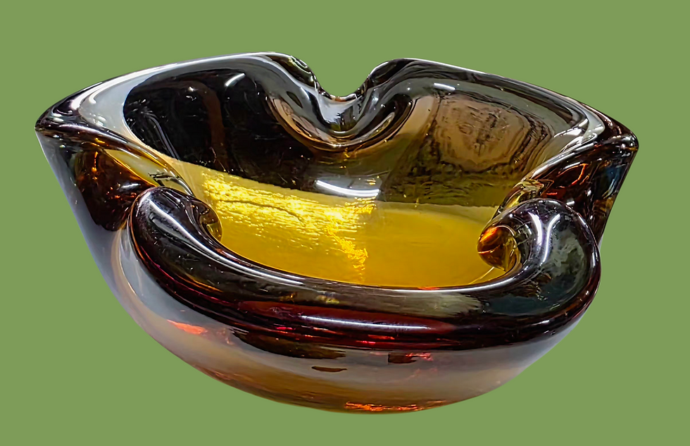 Thumbnail: Vintage Murano Sommerso Art Glass Bowl