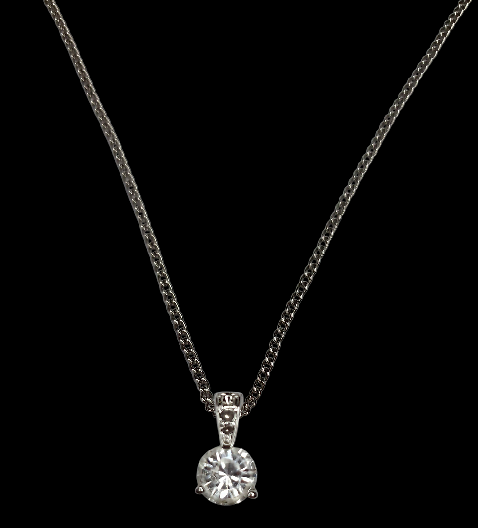 Thumbnail: Swarovski Solitaire Pendant Necklace