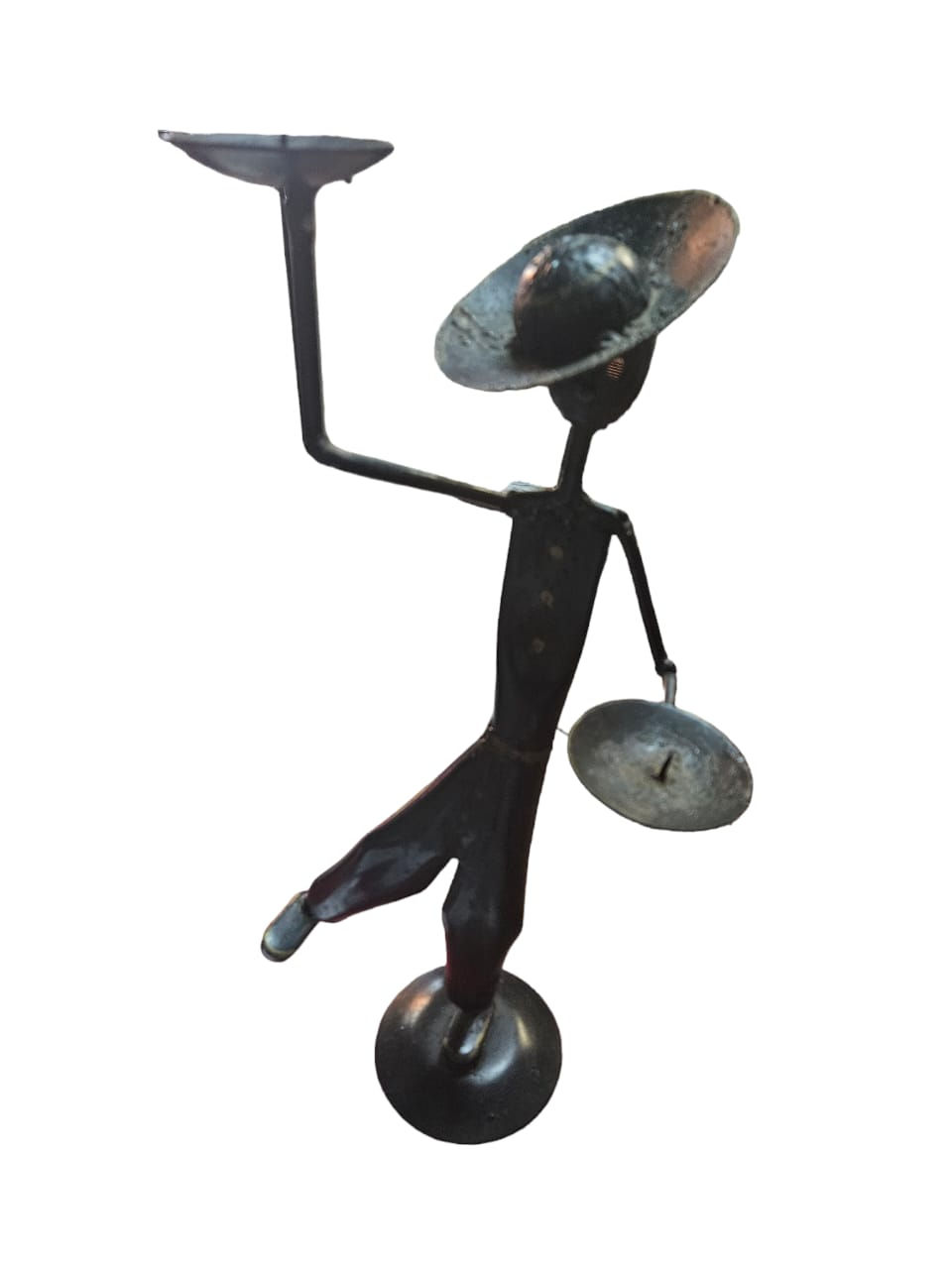 Thumbnail: Rustic Metal Candle Holder