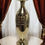 Thumbnail: Antique Dutch KDM Daalderop Art Nouveau Brass Vases 34cm