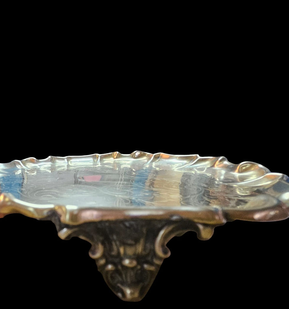 Thumbnail: Antique brass gallery tray