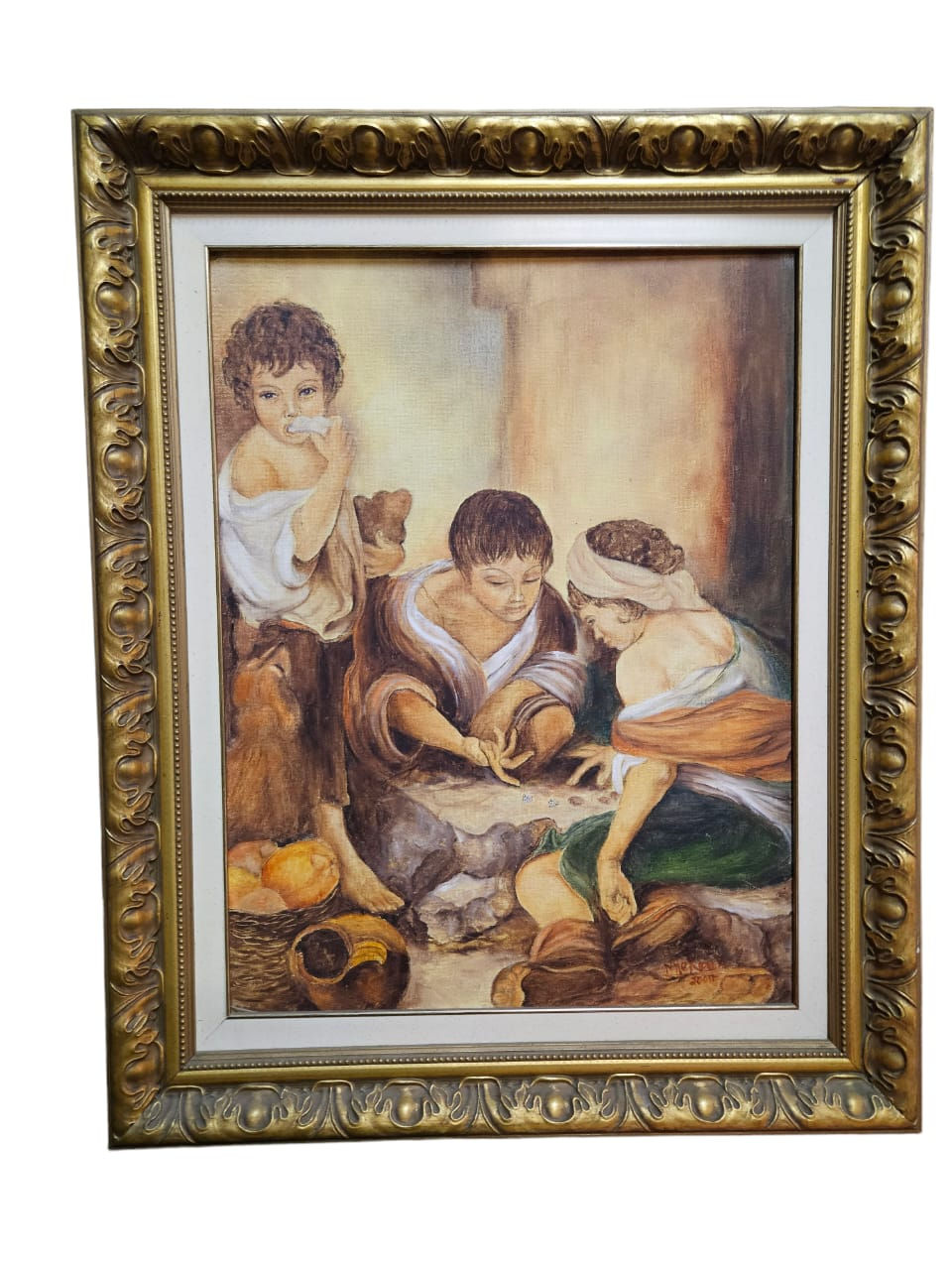 Thumbnail: Bartolome Esteban Murillo Oil on Board Replika 70x57cm
