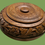 Thumbnail: Vintage hand-carved wooden trinket box