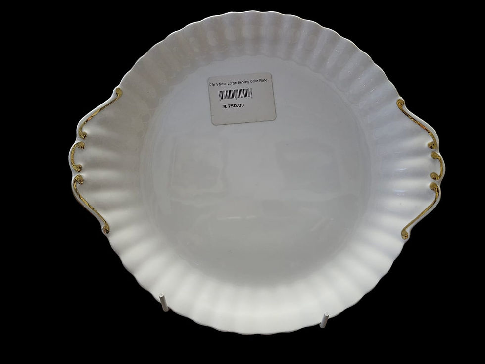Thumbnail: ROYAL ALBERT VAL D'OR HANDLED CAKE PLATE