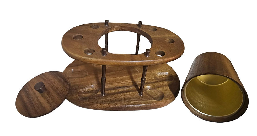 Thumbnail: Monkey Wood Pipe Holder