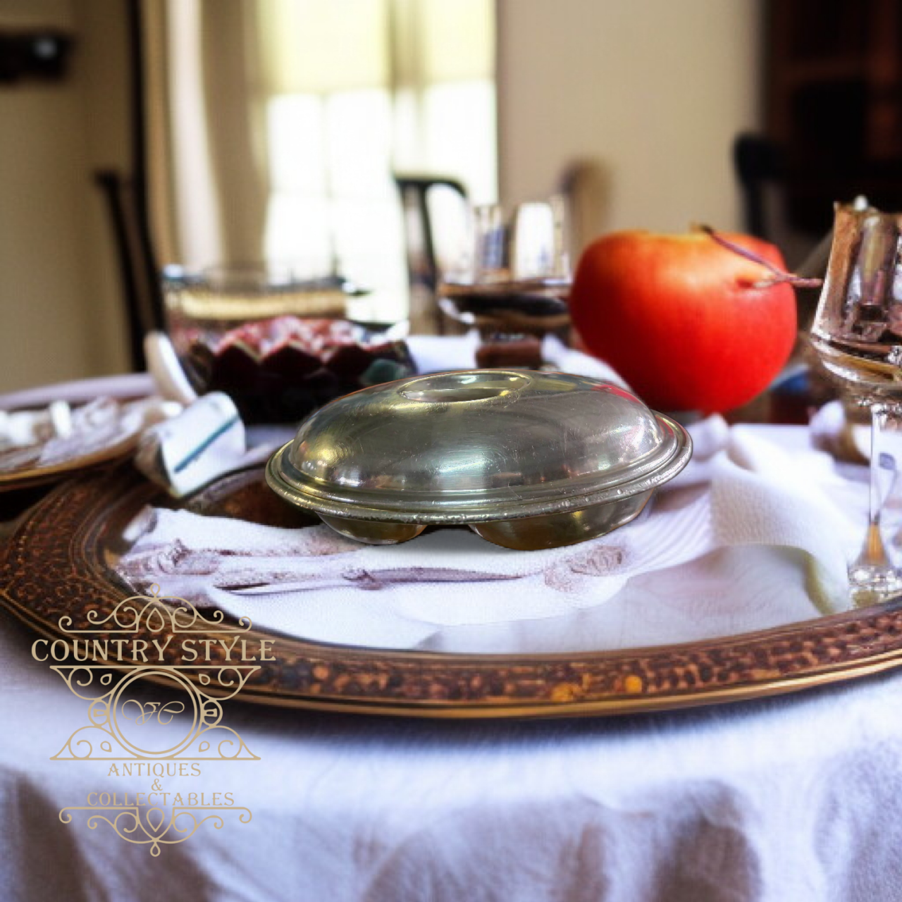 Victorian Silver-Plated Lidded Serving Dish