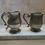 Thumbnail: Vintage pewter beer mugs