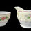 Thumbnail: Grindley Cream Petal Milk Creamer & Sugar Bowl