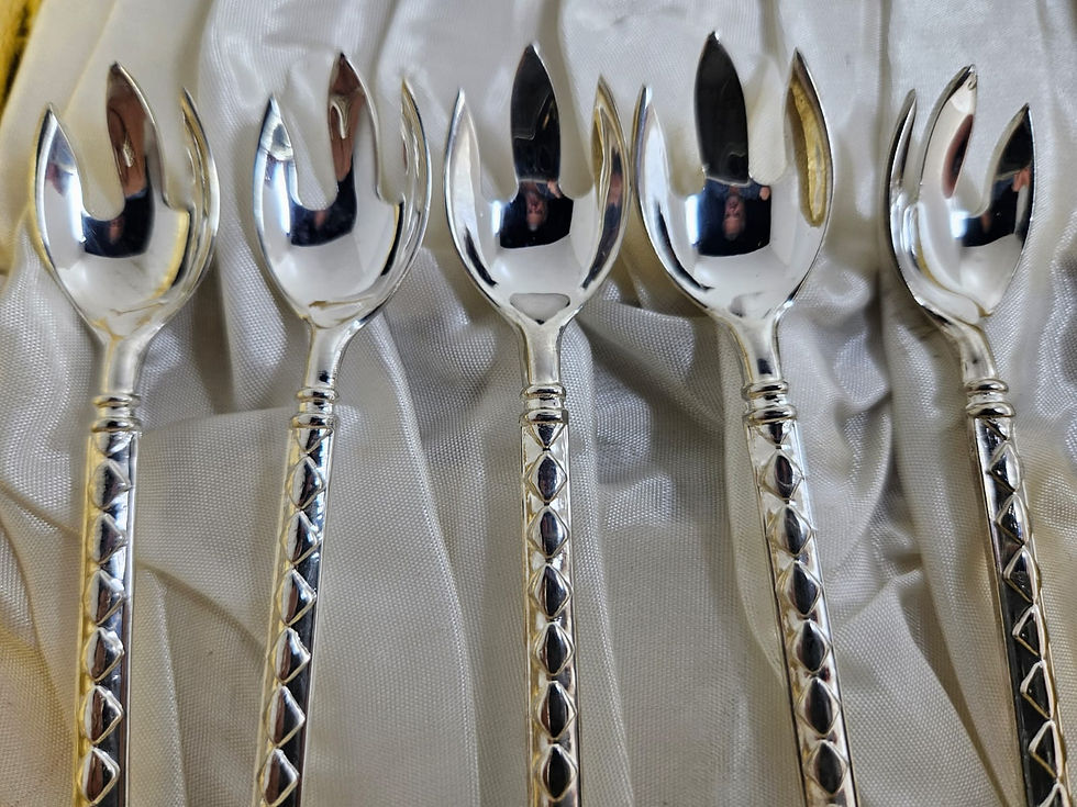 Thumbnail: Set of Five Pickel Spoons