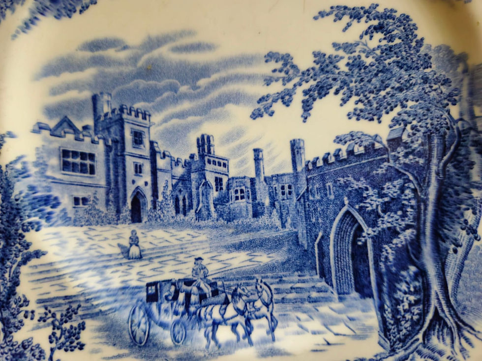 Thumbnail: THE POST HOUSE By WOOD & SONS DISPLAY PLATE