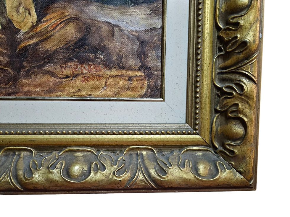 Thumbnail: Bartolome Esteban Murillo Oil on Board Replika 70x57cm