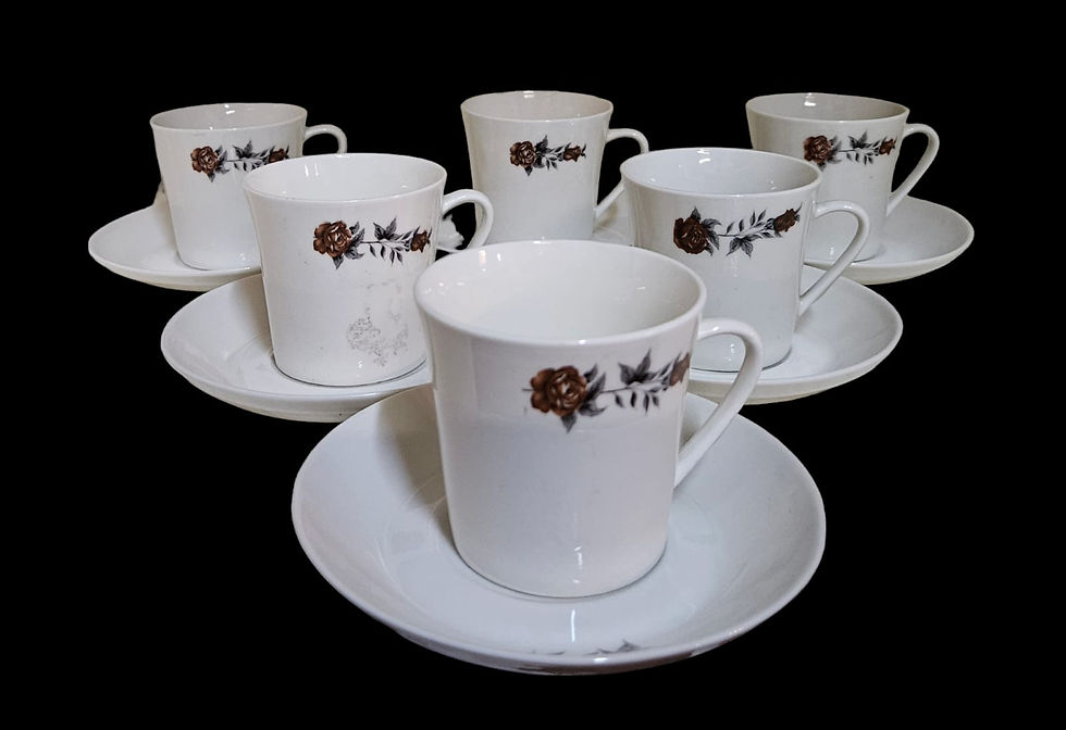 Thumbnail: Vintage tea cup duos