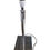 Thumbnail: Illuminate your space with this elegant and modern 46cm Silver Metal Table Lamp