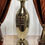 Thumbnail: Antique Dutch KDM Daalderop Art Nouveau Brass Vases 34cm
