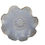 Thumbnail: 3Pc Vintage Bowl Set light blue Glass Snack Bowls with gold trim 4-10x15-22cm