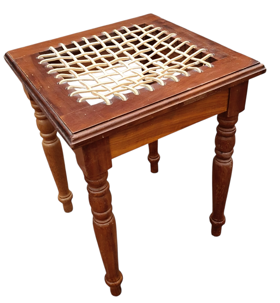 Thumbnail: Cape Dutch Revival riempie stool