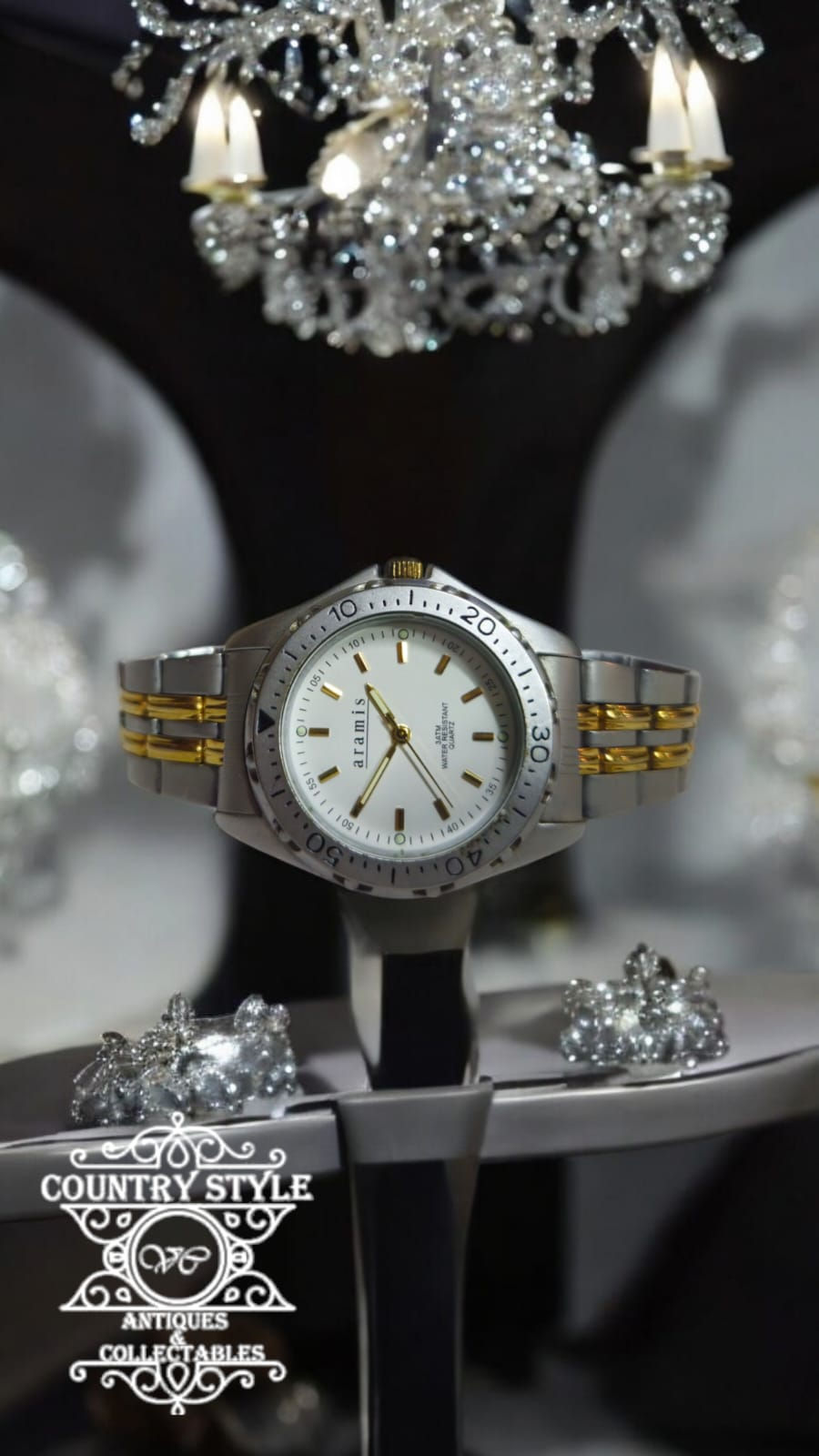 Thumbnail: Vintage Aramis quartz mens watch