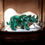 Thumbnail: Timeless allure of Malachite Rhino, sized at 8x18x5cm