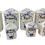 Thumbnail: 1930 Antique Dutch Porcelain Spice and Canister Set