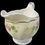 Thumbnail: Grindley Cream Petal Milk Creamer & Sugar Bowl