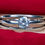 Thumbnail: Sterling Silver ring with clear stone  O/P